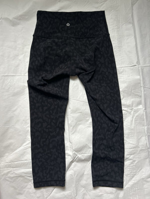 lululemon Align Women's Size 4 High Rise Ankle Leggings Animal Print Yoga