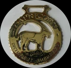 CAPRICORN     Astrology horse brass  (N749)