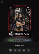VIDEOGAME Topps WWE Slam 26 - MAIN EVENT ALL HEART Base - ROXANNE PEREZ