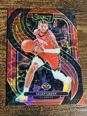 JALEN GREEN 2024 Panini Select Scope Red Prizm /249 #116 Premier