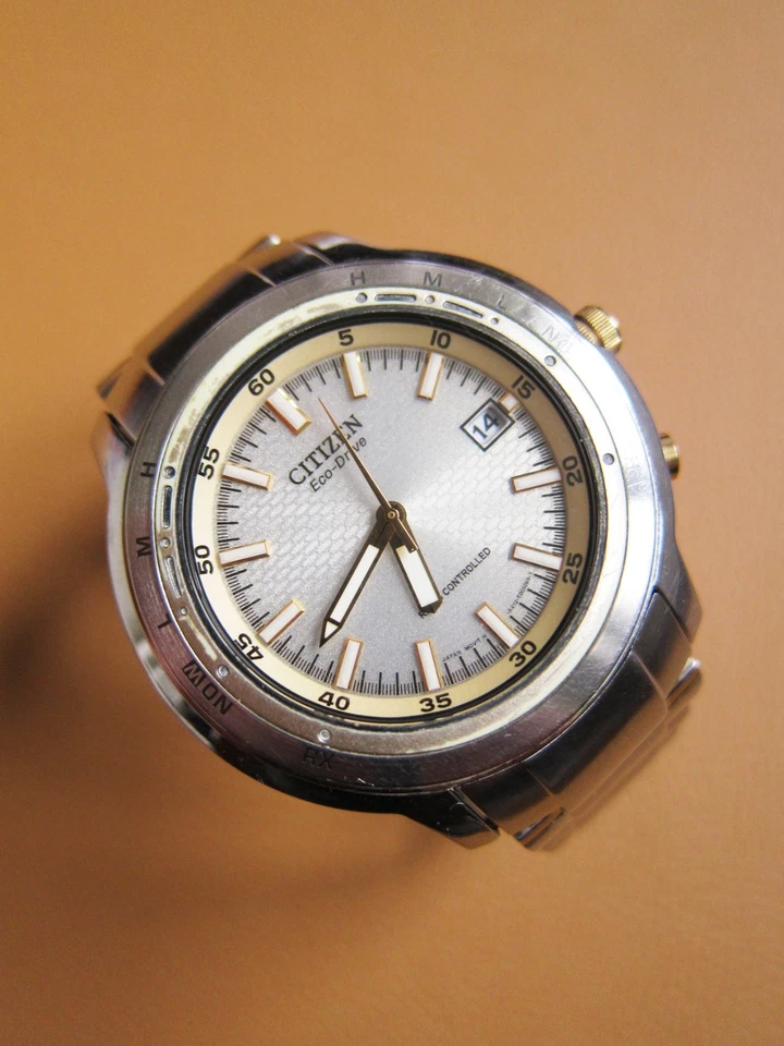 CITIZEN A412-T005497 Y Eco-Drive Solar Radio Wave Watch (NEW CAPACITOR) - image 2 of 4