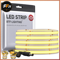 LED Streifen 5M 336 Leds Warmweiß 8W/M Dimmbar Verformbar FüR Schlafzimmer KüChe