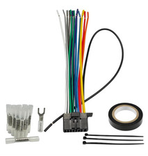 POWER WIRE HARNESS FOR KENWOOD KDCX304 KDC-X304 KIT WITH CONNECTORS
