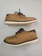 The Children's Place Kid Boy's Oxford Dress Shoes/ Size 11 /Brown/Lace-up