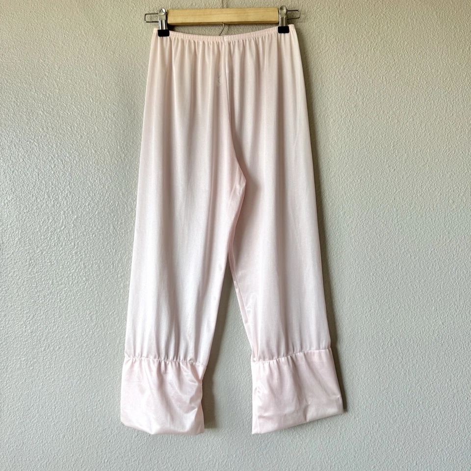 Vintage Vanity Fair Bloomers XS Light Pink Lounge Sleep Pants Coquette Dainty - Image 2 of 4