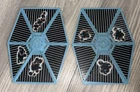 Vintage 1983 Star Wars Battle Damaged Imperial Tie Fighter Wings