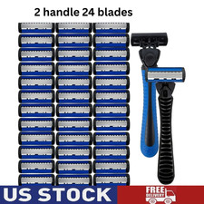 24pcs MACH 3 Men s Razor Blades Refill Replacment Comfortable Shave Trimmer US 0.54 per gallon