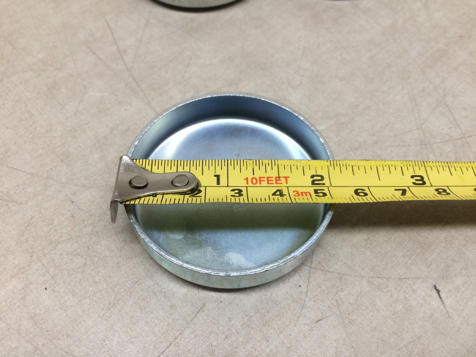 Lot of 10 Steel Press Fit End Cap 2-1/8x1/2 Smoke Chief Smokehouse Products 215