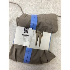 Member's Mark Womens Travel Jogger Taupe Brown Size Large L 12-14 Relaxed Fit