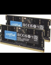 Crucial 64GB Kit 2x32GB DDR5 4800MHz CL40 Laptop Memory CT2K32G48C40S5