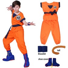 Boys Dragon Ball Z Goku Costume Dress Outfit Kids Cosplay Book Week Fancy Party — image 3