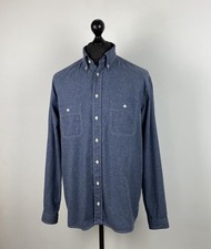 Eton of Sweden mens blue shirt Size L