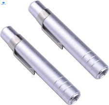 2 x Aluminum Alloy Chalk Holder Teacher's 1 Count Pack of 2 , Silver