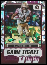 2021 Panini Contenders Draft Picks #49 Dalvin Cook Pink Cracked Ice #/23