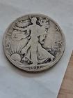 1917D Obverse Walking Liberty Half Dollar - Very Good Condition -