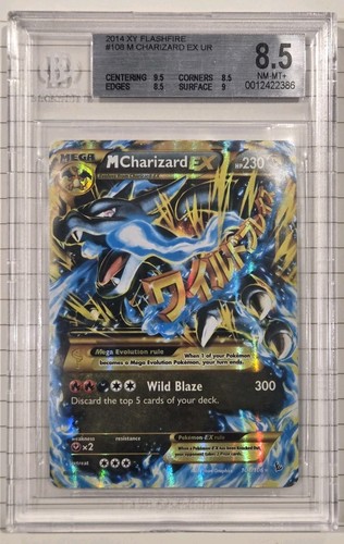 M Charizard-EX graded BGS 8.5 for sale on eBay