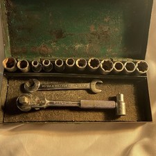 Vintage Pc Plomb 0246 Ratchet Thorsen Indestro Select Socket Lot Tool Box Usa