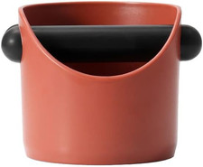 Coffee Knock Box, 4.6 in, Barista Style Espresso Grounds Knock Box, Removable Pl