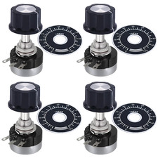 RV24YN20S Carbon Film Rotary Taper Potentiometer  4Pcs 20K Potentiometer Single T