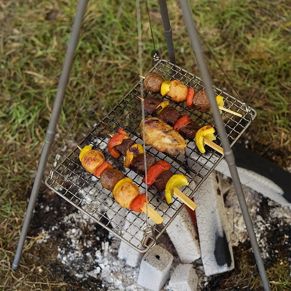 Boundless Voyage Mini Size Durable Titanium Charcoal BBQ Grill Plate Include