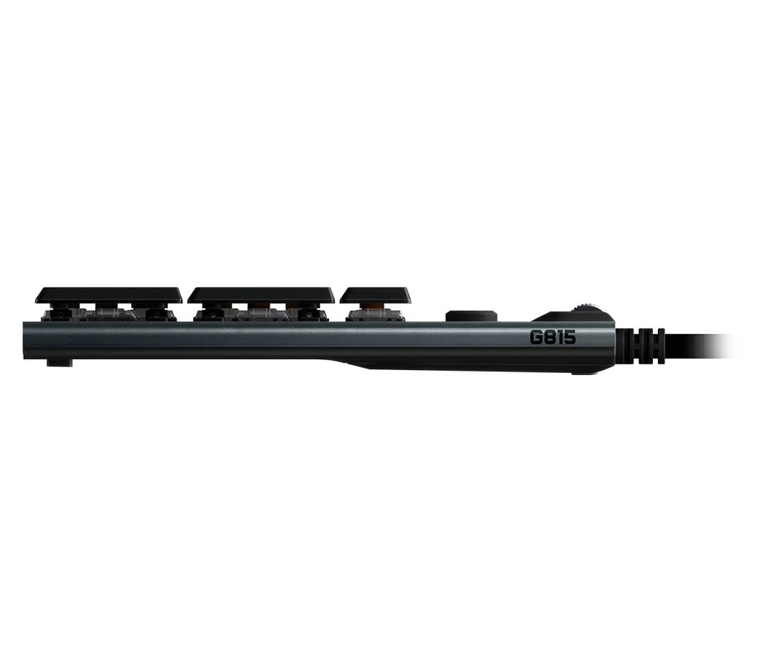 Teclado mecánico para juegos Logitech G915 X con cable RGB táctil negro, imagen 5