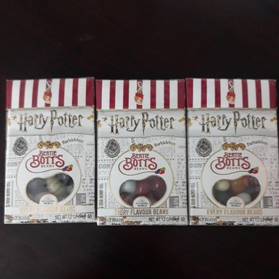 New Harry Potter Bertie Botts 3 Pack Lot Every Flavor Jelly Beans 1.2oz Per Box