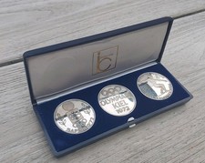 Rarit&auml;t: 3x 1000er Silber *Olympia 1972 Kiel M&uuml;nchen Sapporo* PP im Etui #K