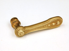 Ancienne Poignée de Porte ou Fenêtre, Béquille en Bronze Style Louis XVI