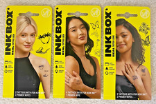 Lot Of 3 Different Inkbox Temporary Tattoos Kits