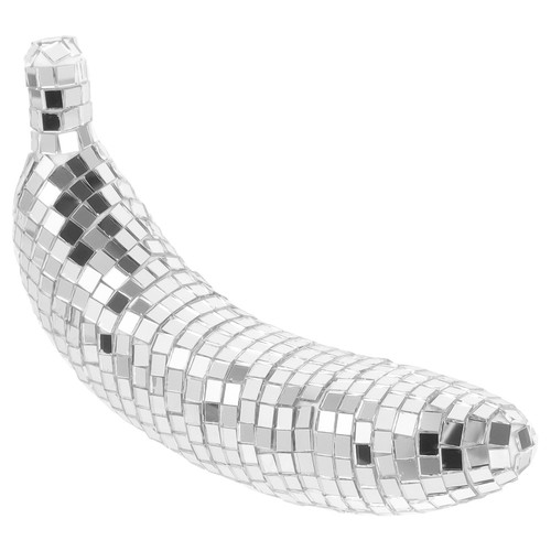 Spiegelte Bananenornamente Baby Fräulein Bananendekoration Für Party