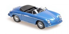 Porsche 356 A Speedster 1956 1:43 Blue Metallic Diecast Model Car | Minichamps