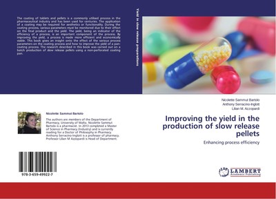 Improving the yield in the production of slow release pellets Nicolette Sammut B