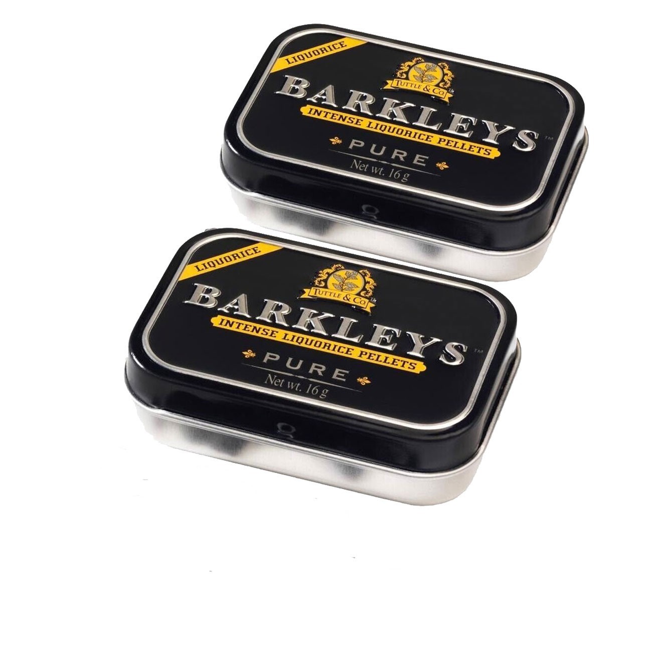 Barkleys Pure Intense Liquorice Pellets 16g (PACK OF 2)