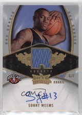 2008-09 Fleer Hot Prospects Rookie 151/399 Sonny Weems #130 Auto e1e
