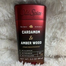 Old Spice Spice Alchemist Cardamom & Amber Wood Deodorant Stick 3 oz