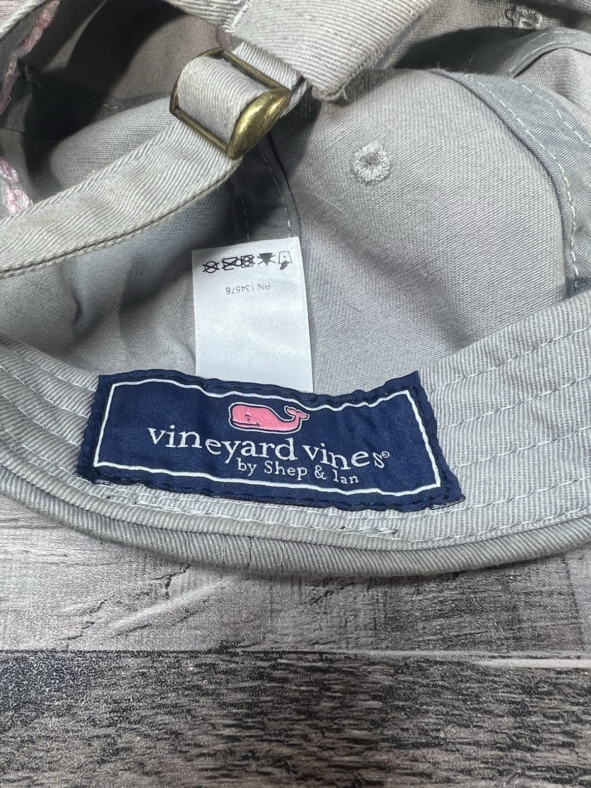 Vineyard Vines Adjustable Gray Hat - image 8