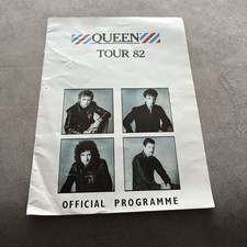 Queen - Tour 1982 - Original large tour programme memorabilia
