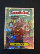2013 Topps Garbage Pail Kids Chrome Swell MEL #20a Cracked Ice Refractor