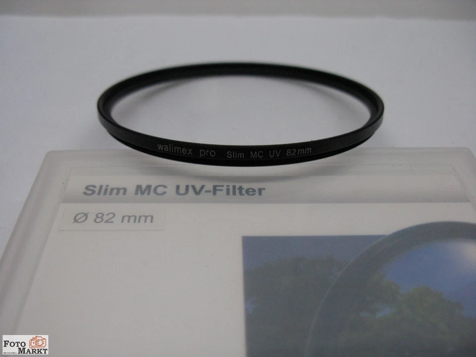 Walimex UV Filter Pro Slim Mc 82 MM Multi-Coated Protection Filter for Lens - Image 2 of 2
