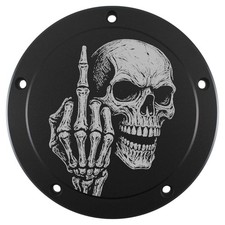 Harley Softail Rocker ←2017 → Cover derby / coperchio motore → Fuck You Skull
