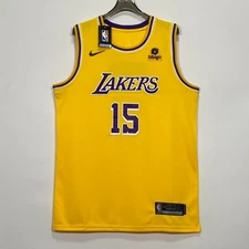 Austin Reaves #15 Jersey, Embroidered, Yellow