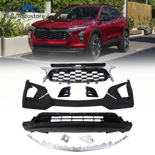 For 2024 2025 Chevy Trax LS LT New Complete Front Bumper Cover & Grille Set