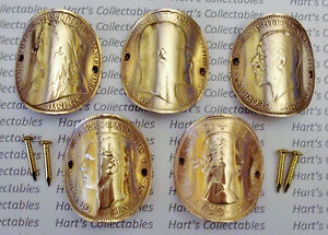 walking stick badges genuine old copper pennies kings queens of