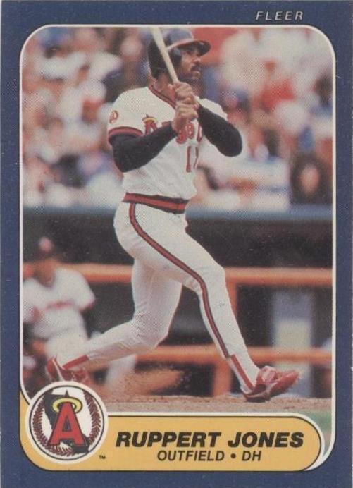 1986 Fleer - Ruppert Jones #161 for sale online | eBay