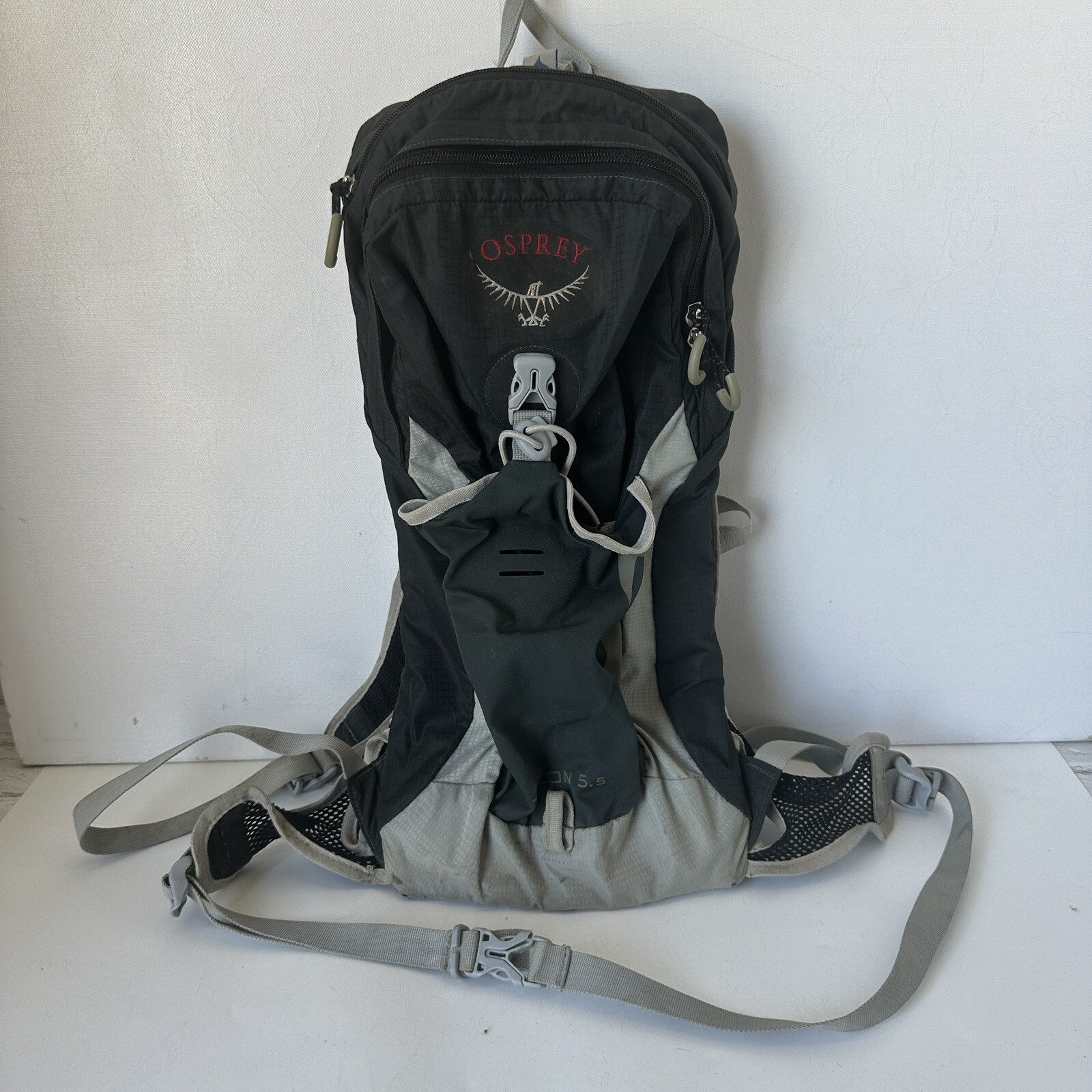 Osprey Backpack Airscape H2O Hiking No Bladder Blue Gray eBay