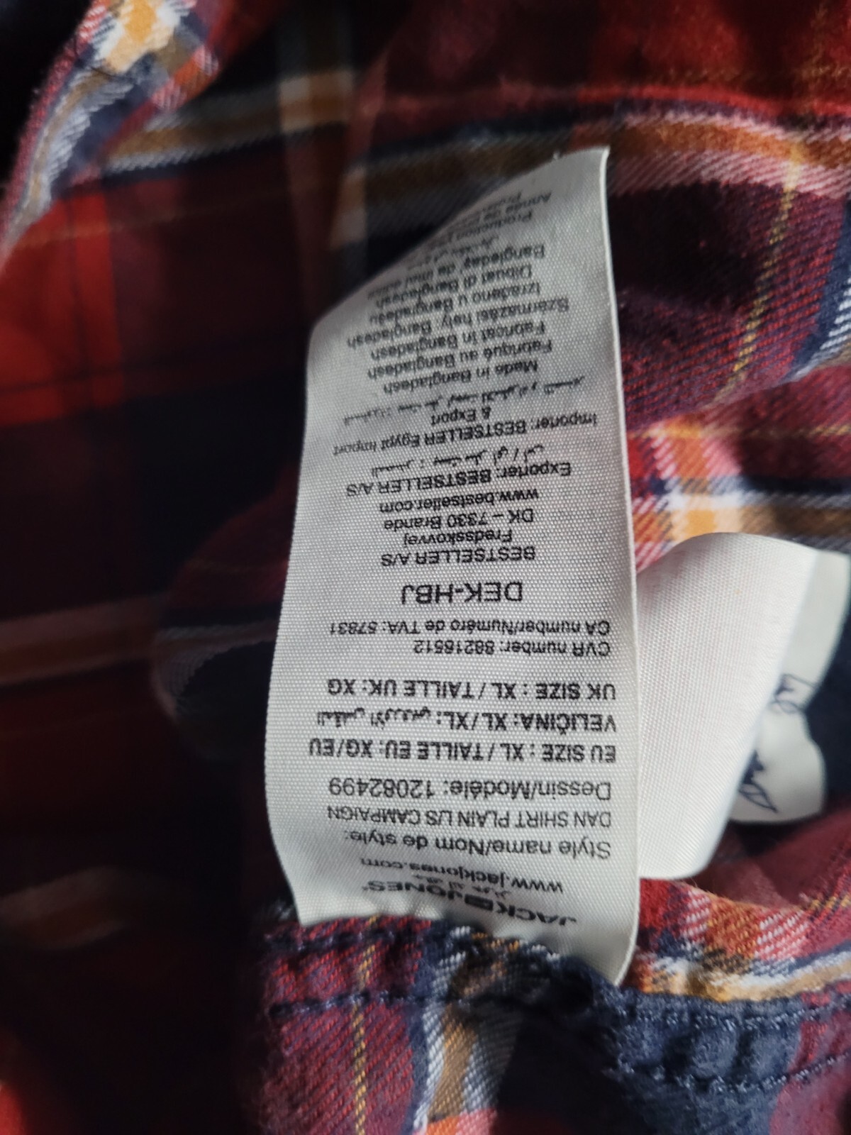 JACK JONES SHIRT WESTERN RARE XL image 5