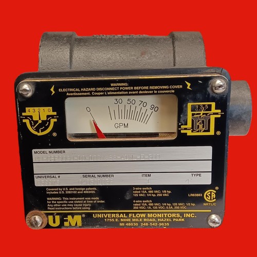 Universal Flow Monitors Inc. MN-CSF90GM-10-100V.86-A1WL-30D Variabile a palette-pistone - Foto 8 di 8