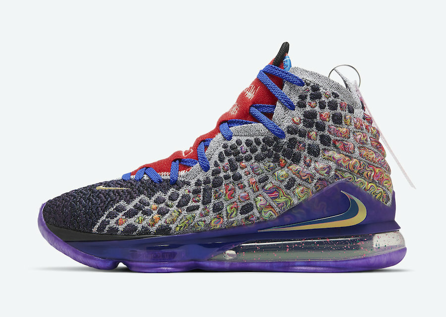 NIKE - LEBRON XⅦ Nike Lebron XVII 17 WTW What The Men's Sz 7.5 Basketball