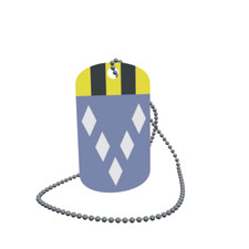 Dog Tag Flag Southwest Frysl n Dog Tag Aluminium 30 x 50mm
