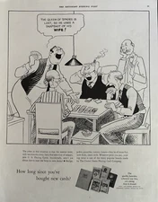 1941 The United States Playing Card Co Bridge Poker Pinochle Vintage Print Ad